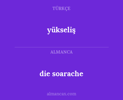 yükseliş - die soarache