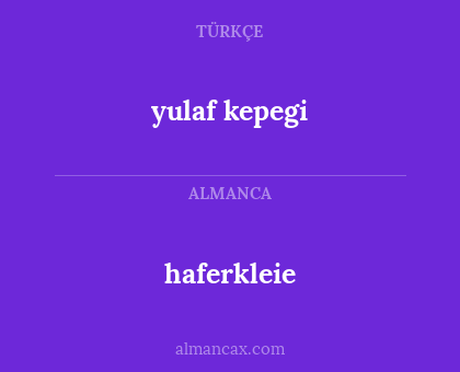 yulaf kepegi - haferkleie