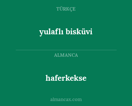 yulaflı bisküvi - haferkekse