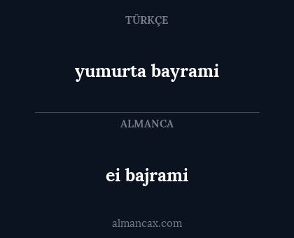 ei bajrami - yumurta bayrami