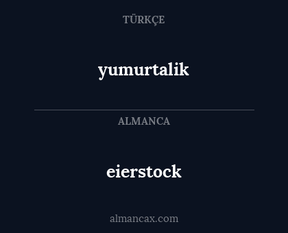 eierstock - yumurtalik