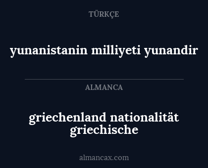 griechenland nationalität griechische - yunanistanin milliyeti yunandir