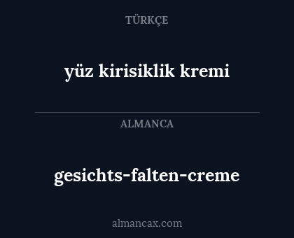 gesichts-falten-creme - yüz kirisiklik kremi