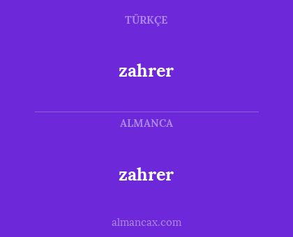 zahrer - zahrer