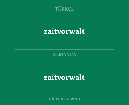 zaitvorwalt - zaitvorwalt
