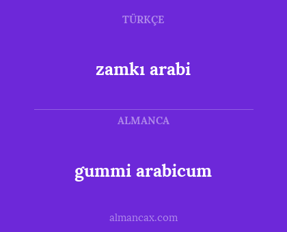 gummi arabicum - zamkı arabi