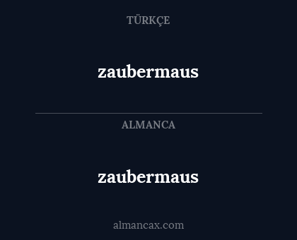 zaubermaus - zaubermaus