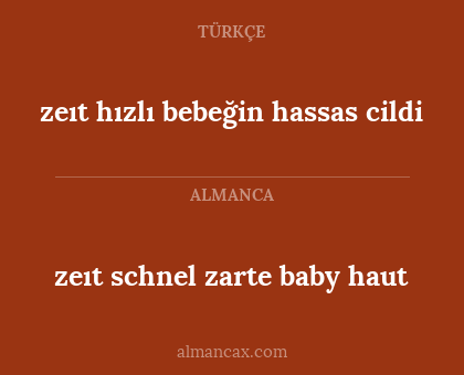zeıt hızlı bebeğin hassas cildi - zeıt schnel zarte baby haut