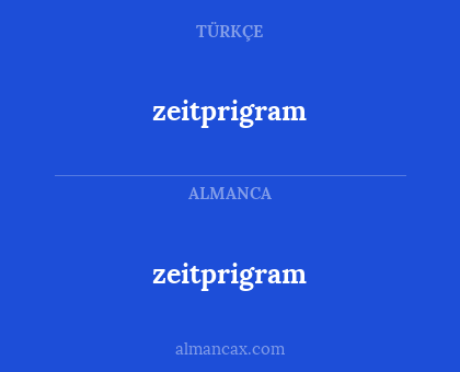 zeitprigram - zeitprigram