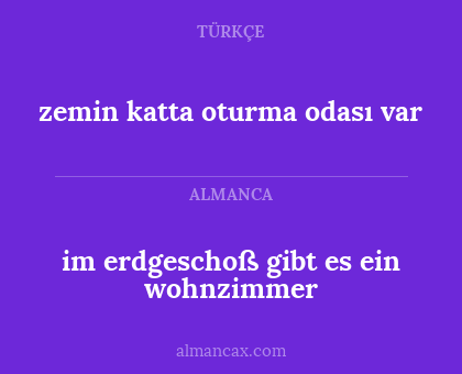 im erdgeschoß gibt es ein wohnzimmer - zemin katta oturma odası var