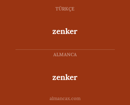 zenker - zenker