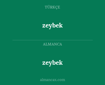 zeybek - zeybek