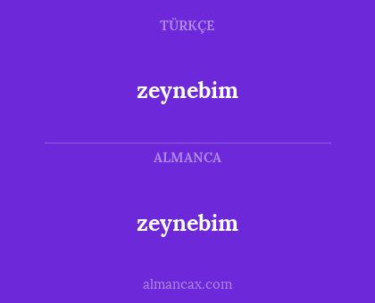 zeynebim - zeynebim