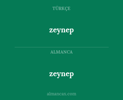 zeynep - zeynep