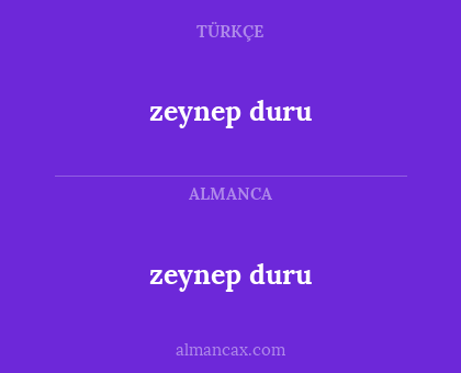 zeynep duru - zeynep duru