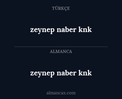 zeynep naber knk - zeynep naber knk
