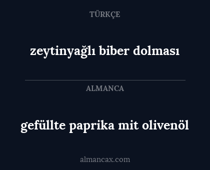 gefüllte paprika mit olivenöl - zeytinyağlı biber dolması