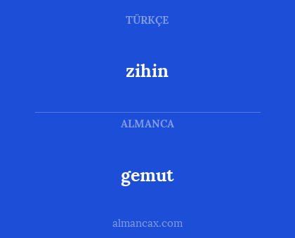 gemut - zihin