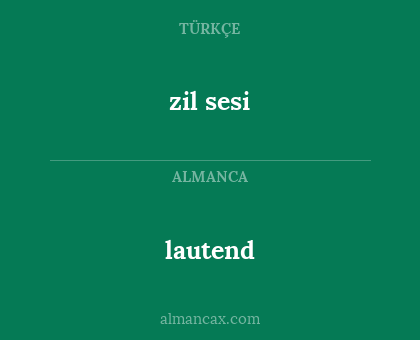 lautend - zil sesi