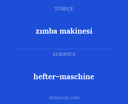 zımba makinesi - hefter-maschine