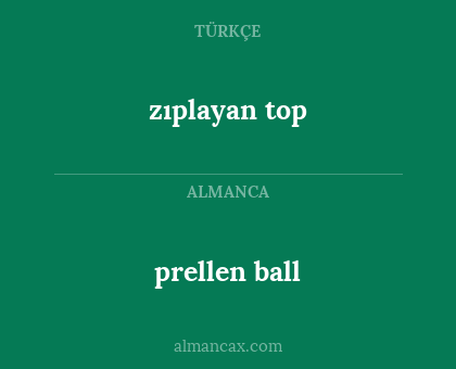 prellen ball - zıplayan top