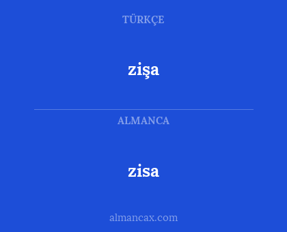 zisa - zişa