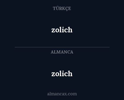 zolich - zolich