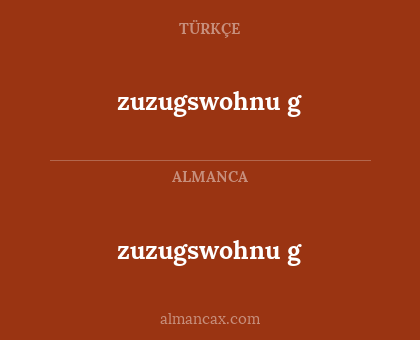 zuzugswohnu g - zuzugswohnu g