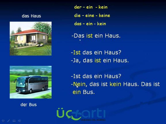 Almanca Olumsuz Artikeller Kein ve Keine