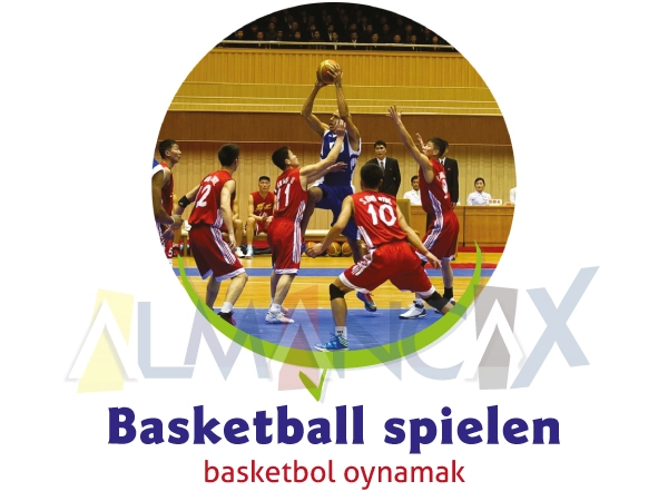 Deutsche Hobbys - Basketball spielen - Basketball spielen