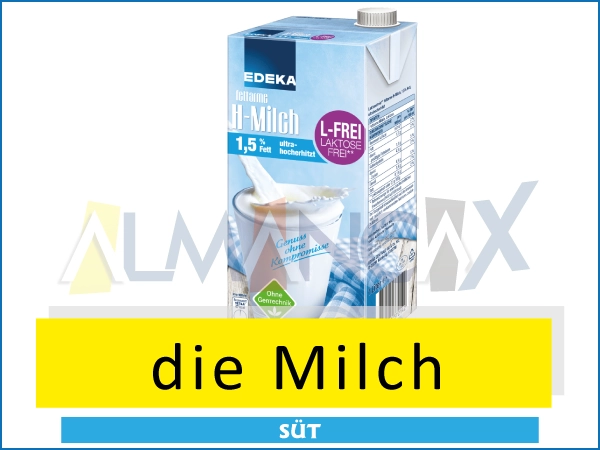 German Khoom noj khoom haus German haus 23 Cov dej haus hauv German - tuag Milch - Mis
