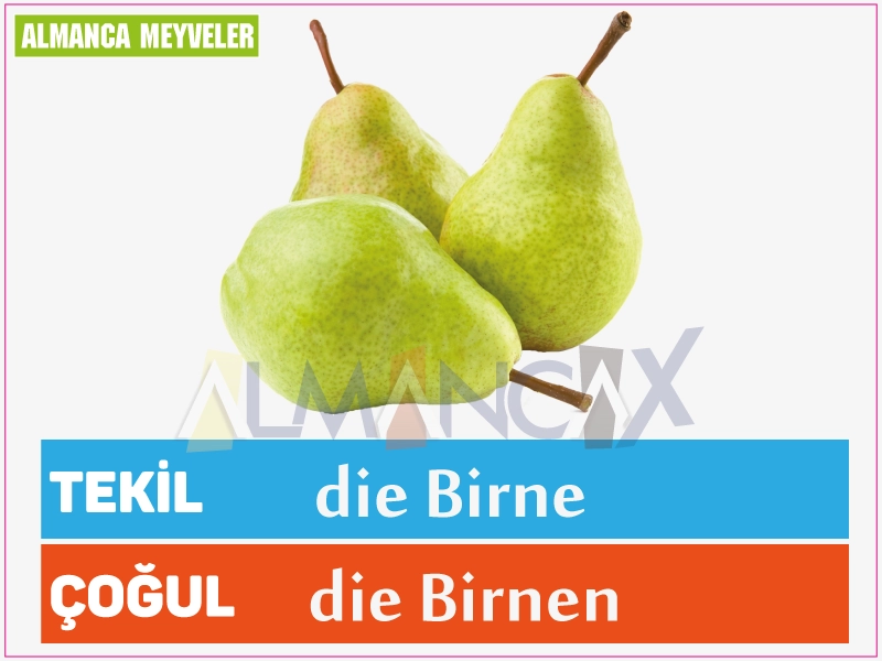 Fruta pera alemã