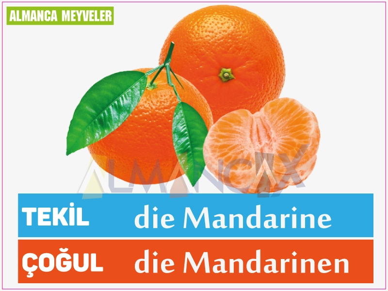 Fructe mandarine germane