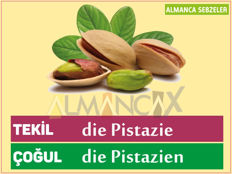 Saksanpähkinät - pistaasi
