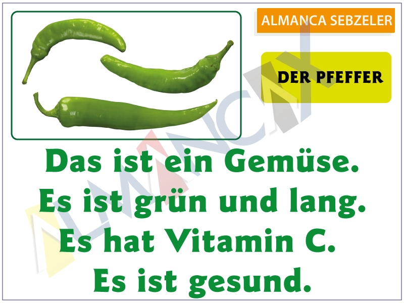 Inpormasi Ngeunaan Pepper Jerman