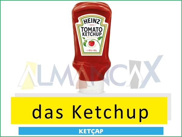 German Khoom noj khoom haus German haus 17 Cov zaub mov thiab dej haus hauv German - das Ketchup - Ketchup