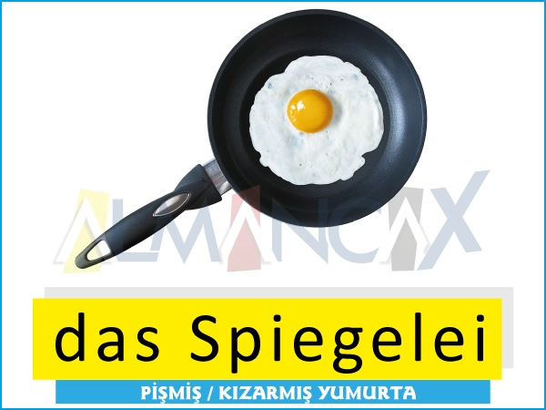 Almanca yiyecek ve içecekler - das Spiegele - Kızarmış Yumurta
