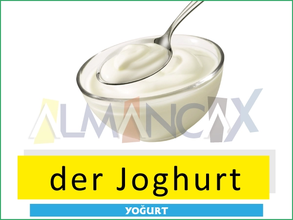 German Khoom noj khoom haus German haus 19 Cov zaub mov thiab dej haus hauv German - der joghurt - yoghurt