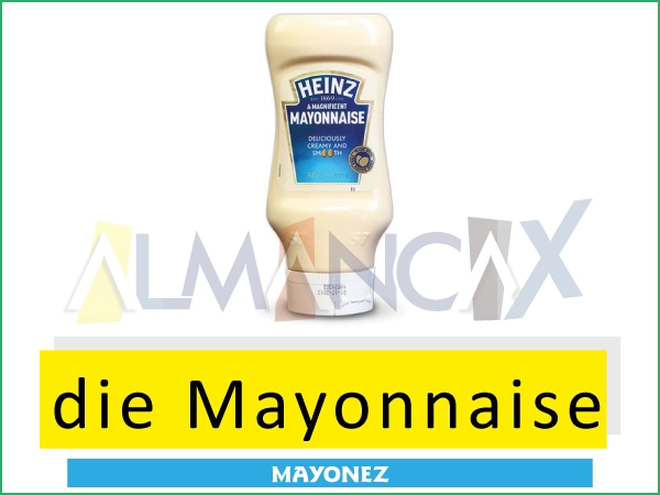 German Khoom noj khoom haus German haus 18 Cov zaub mov German thiab haus dej - tuag Mayonnaise - Mayonnaise