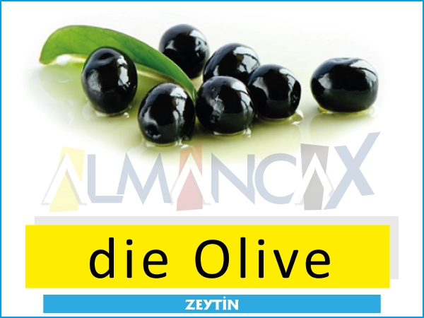 Saksalaisia ​​ruokia ja juomia - die Olive - Oliivi