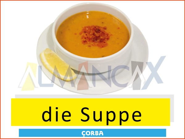 Kadaharan sareng inuman Jérman - maot Suppe - Sup