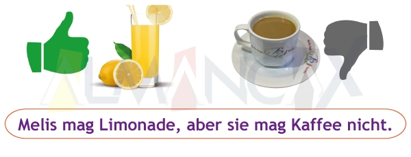 Kalimat tentang makanan dan minuman dalam bahasa Jerman