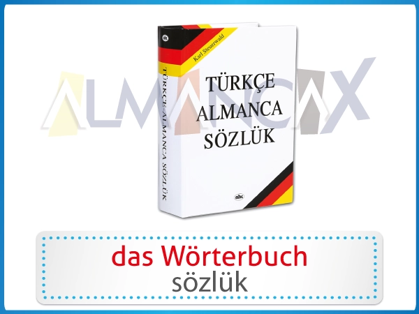 Almanca okul eşyaları - das Worterbuch - Almanca Sözlük