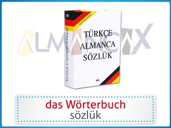 German school items - das Worterbuch - German Dictionary