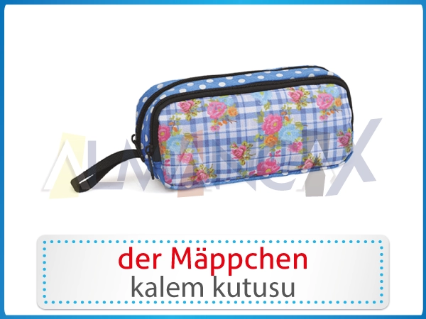 Німецькі шкільні предмети - der Mappchen - німецький пенал