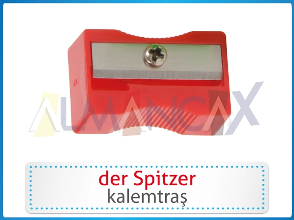 German school supplies - der Spitzer - German sharpener