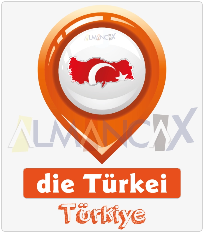 German countries and languages ​​Turkey