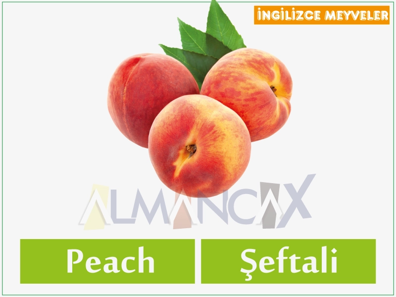 matunda ya kiingereza - peaches za english