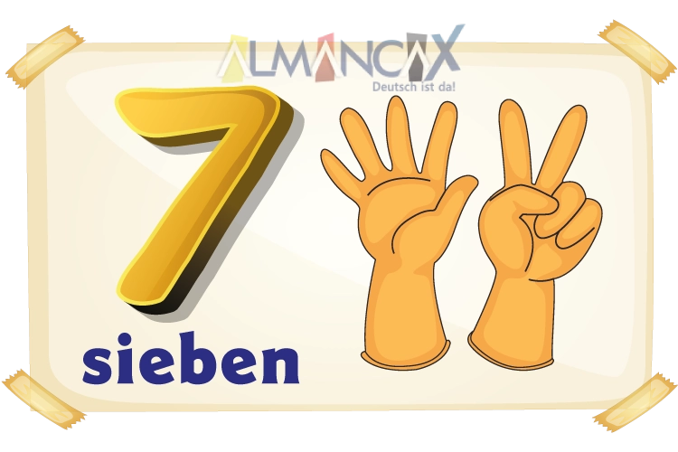 Số tiếng Đức: 7 SIEBEN