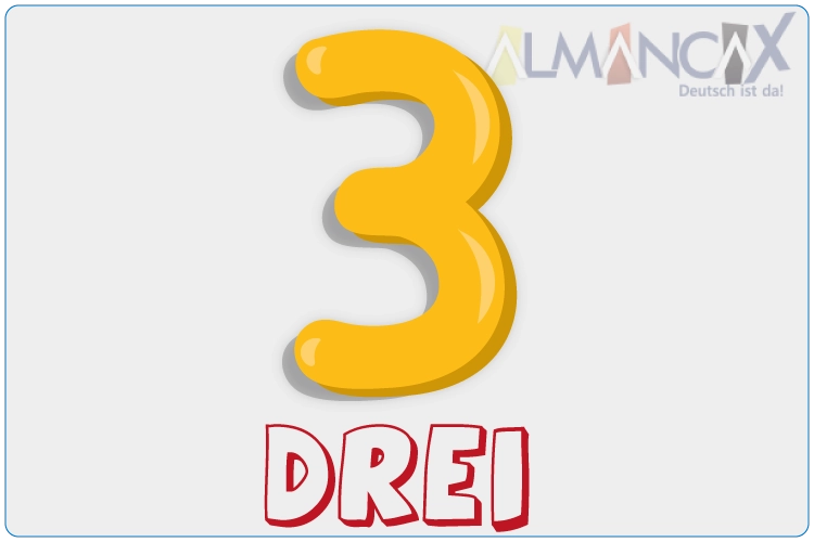 GERMAN NUMBERS 3 DREI